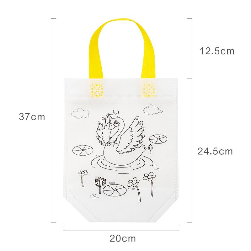 Eco-Friendly DIY Graffiti Tote Bag Kit for Kids