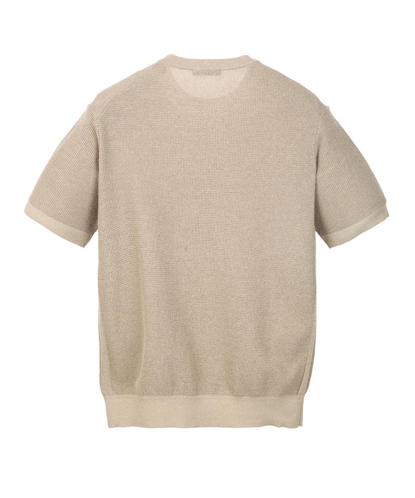 Jilseutyueoteunyuyogmaen Cotton Strong Line Crew Neck Knit - Beige (Jnsw6B506I2)