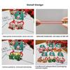 2Pcs/Set 2026  Christmas Hair Accessories Girls Festive Santa Claus Hair Ties Cute Red Hairpin Kid Holiday Party Hairpins
