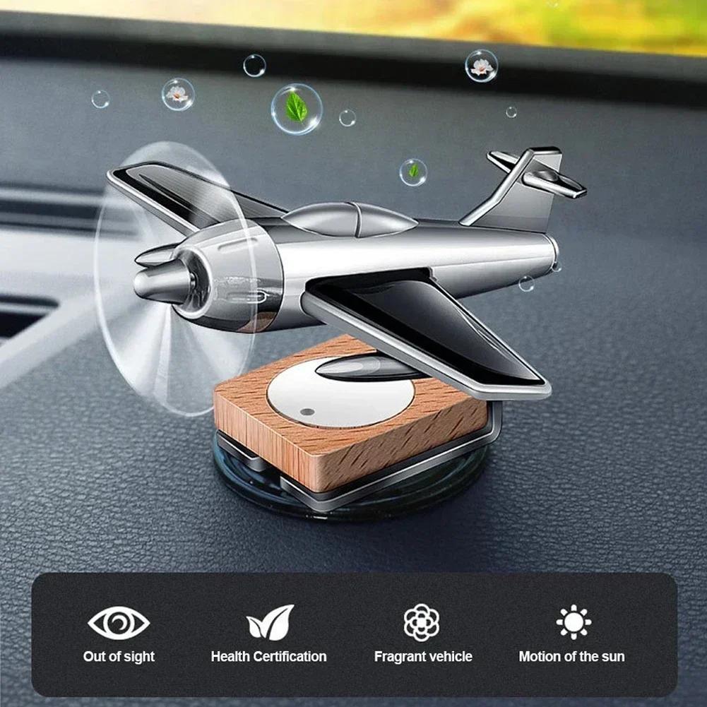New Car Aromatherapy Solar Helicopter Air Freshener Perfume Ornaments Auto Mini Interior Supplies Accessories Decoration Ship