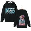 KPop Witch Hunter's Stylish Loose Hoodies for Boys and Girls, Autumn and Winter Children's Fleece Hoodies