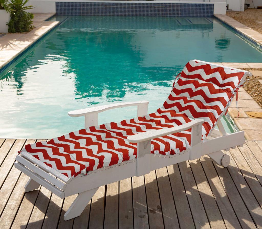 Vargottam Printed Rocking Chair Sofa Cushion With Ties  Chaise Recliner Quilted Thick Padded Seat Cushions Recliner Garden Outdoor