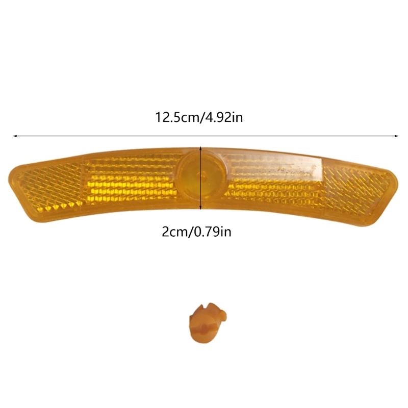 8 Stück Wasserdichte Fahrräder Sicherheitswarnreflektoren Fahrräder Räder Speichenreflektoren