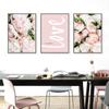 Flowers Fragrance Lip Fashion Life Wall Art Canvas Painting Nordic Posters And Prints Wall Pictures For Living Room Shop Decor