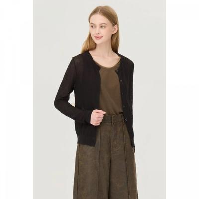 Solid Sheer Cardigan Bakce4541