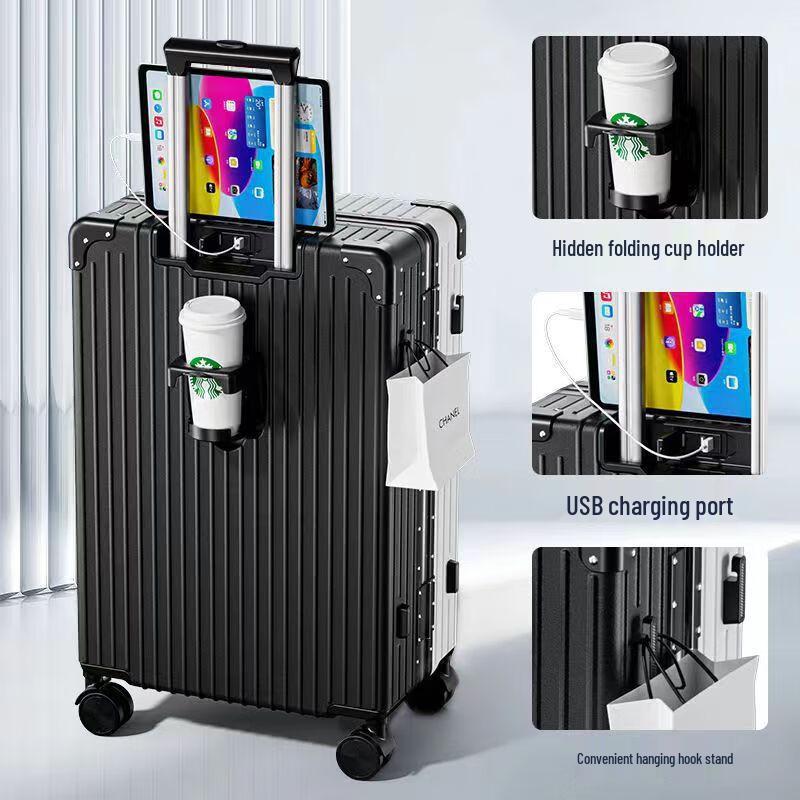 KANDEXS Jiali Multi-functional Travel Trolley Case 20 Inches