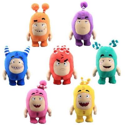 18 cm großes Oddbods-Anime-Plüschtier „Schatz der Soldaten“ – Monster-Kuscheltier, Fuse Bubbles, Zeke, Jeff – Puppe für Kinder, Geschenk