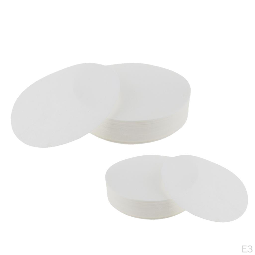 100 PCS Premium Aschefreies Quantitative Filterpapier Medium 30-50um 7cm 9cm -