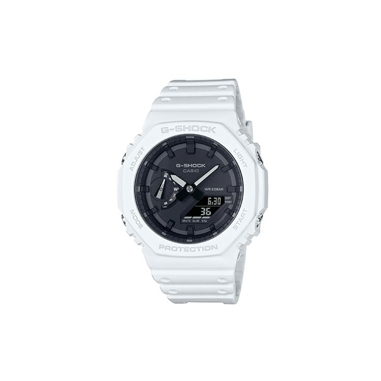 Casio Youth Series Dual Display Sports Outdoor Watch Men watches Black GA-2100-7APR White