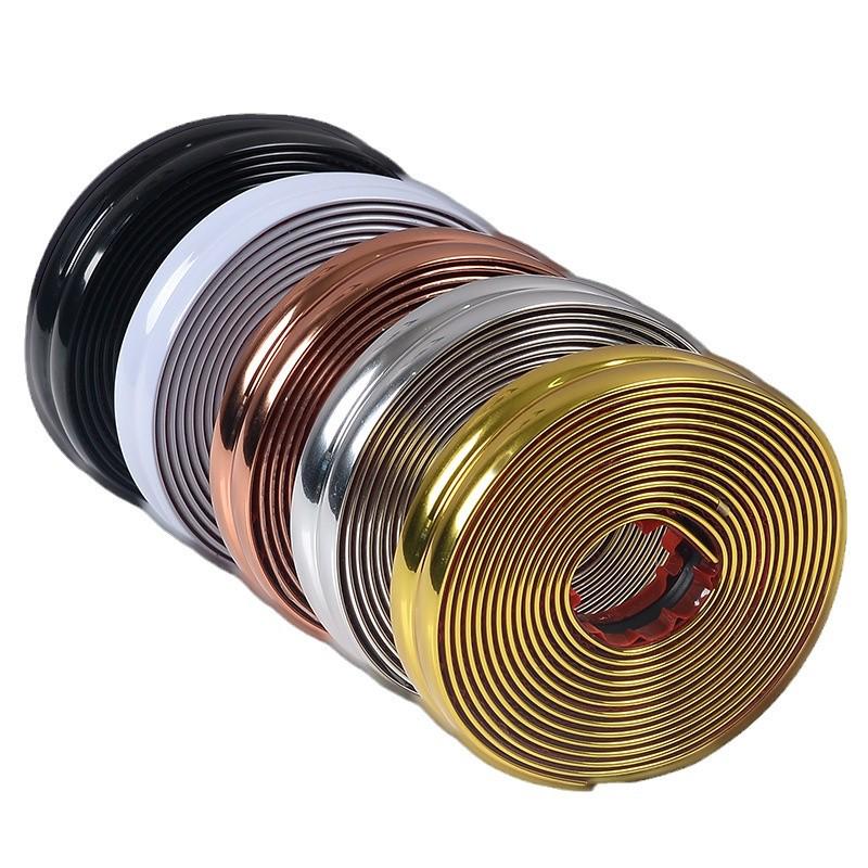 Waterproof Gold Yin-Yang PVC Self-Adhesive Decorative Corner Protector Strip