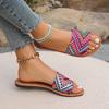 Fashion 2025 Women's Summer New Fashion Solid Color Shallow Mouth Comfort Sandals Outdoor Designer Women's Slippers