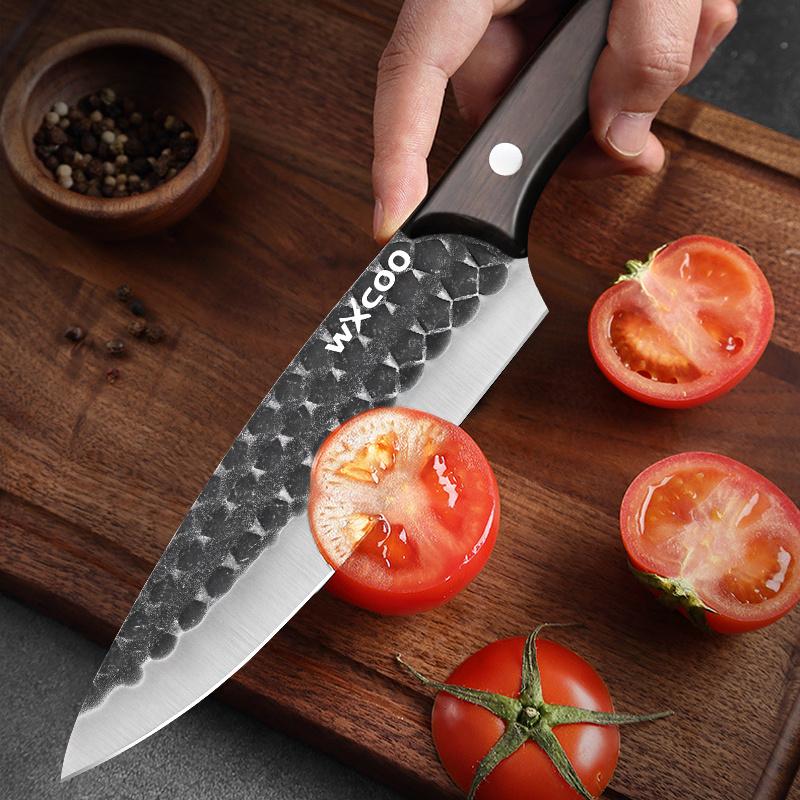 4PCS Kitchen Chef Knife Set Stainless Steel Boning Knife Multipurpose Knife Utility Knife Barbecue Knife