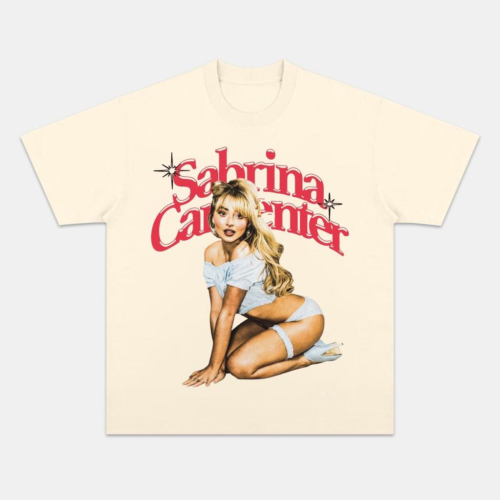 SABRINA CARPENTER Tshirt 2026 Summer Hot Sale Unisexs Womens Tshirt Casual Cotton Tee High Street Hip Hop Womens Clothing