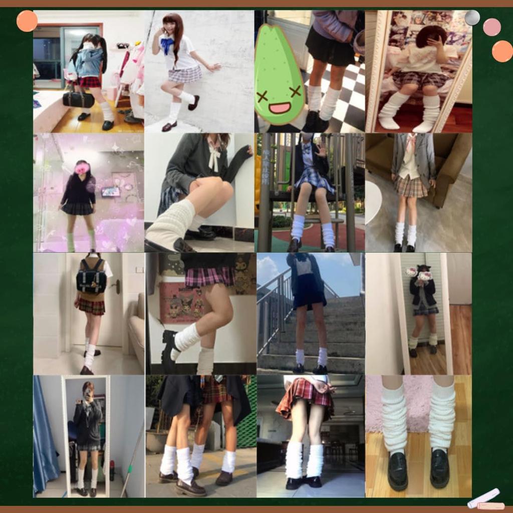 BeLoved Locker Socken Super Locker Authentische Flauschige Schuluniform Socken für Junior High und High School Matrosen Schul Super Populäres Kostüm für Frauen