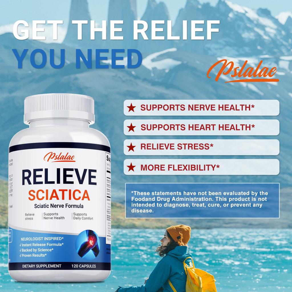 Pslalae Alpha Lipoic Acid Capsules - Sciatic Nerve and Bone Health