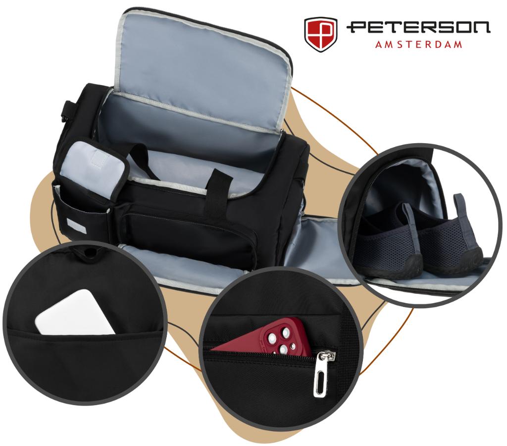 PTN 23032-8243 Black Travel Bag