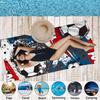 1Pc Football Print Towel Sports Quick-Drying Super Absorbent Camping Towel Super Soft Lightweight Gym Swimming Yoga Beach Towel
