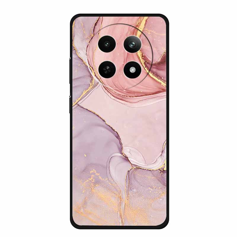 Case For Realme 13 Plus Marble TPU Soft Silicone Back Cover For Realme 13+ Cases Protective Mica Painted Colorful Bumper Capa