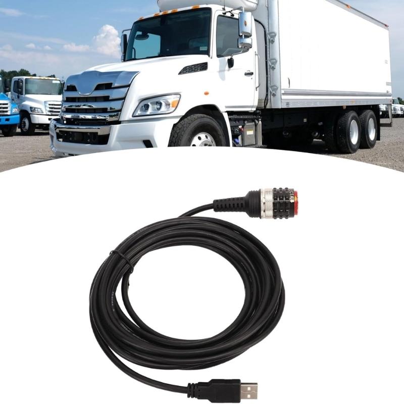 Easy Installation Truck Diagnostic Tool Cable for Vocom Replacement USB Connection Cord Wire Adjustment Cable 88890305