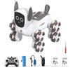 Remote Control Robot, Interactive Intelligent Robotic Pet for Kids 8 and Up, Gesture Sensing Stunt Toy with Music, LED