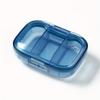 Mini Plastic Pill Box with 3 Compartments - Waterproof, Moisture-Proof, Large Capacity for Morning