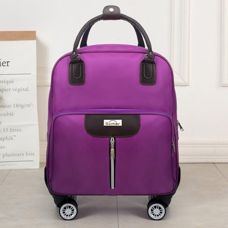 Trolley Travel Bag Men's and Women's Hand Luggage Bag Large-capacity Boarding Bag Short-distance Lightweight Trolley Bag