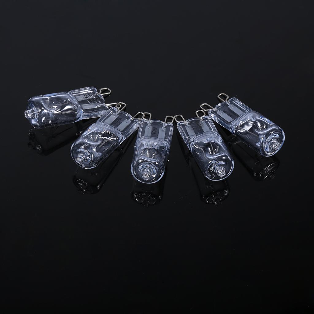 10PCS G9 40W JCD Type Clear Glass Halogen Lighting Light Bulb Lamp Durable Energe Saving 220V
