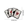15x10cm Poker Spades A Pattern Motorcycle Decals Motocross Fuel Tank Cafe Racer Body Car Windows Decoration Card Stickers