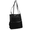 Mesh Beach Handbag Multiple   Large Capacity Shoulder Bag for Travel Swimming Pool Picnic Camping