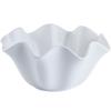 Creative Pure White Ceramic Bowl with Rolled Edges Sauce Dish Dessert Fruit and Vegetable Salad Bowl Tableware Decoration Bowl