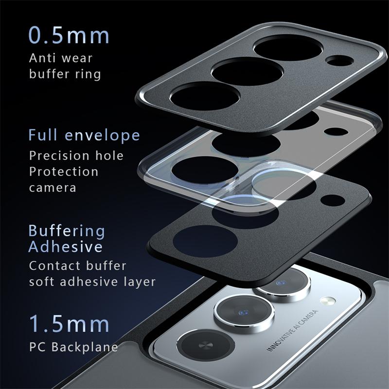 Półprzezroczyste Matowe Etui Dla Xiaomi Redmi 15 Odporne na wstrząsy Matowe PC Pełne Tylne Etui Dla Redmi 15 15C Etui Dla Redmi 15 Etui 6,9 cala