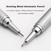 LANGUO Vollmetall Mechanische Bleistifte Set mit Minen Nachfüllungen Niedriger Schwerpunkt Zeichen Automatischer Bleistift 0,3/0,5/0,7 mm Bleistift