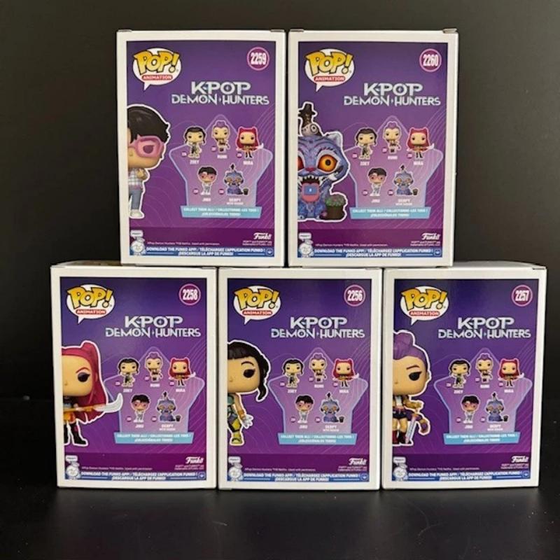 Kpop Demon Hunters Rumi Action Doll Funko Pop Official Genuine Jinu Rumi Derpy Z0Ey Mira Limited Edition Model Toy Collection