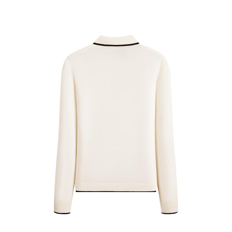 Navigare Men's Full Wool Half-Zip Polo Knit Sweater