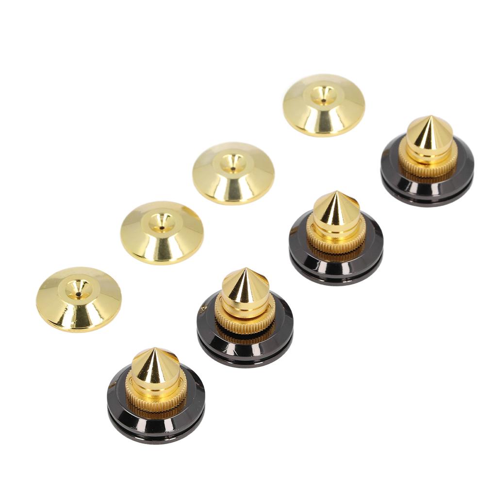 4 Set HiFi Speaker Isolation Feet Professional Metal Vibration Damping Speaker Shock Absorber Pads f