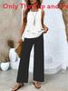 Womens Sleeveless Double Layer Pantsuit With 3d Print For Summer Casual Wear
