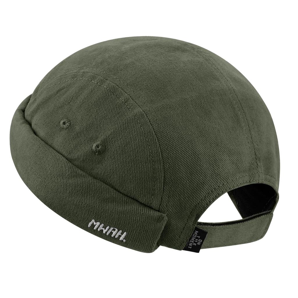 Clape Brimless Roll Solid Unique Sag Slimming Fashionable Islamic Perfect for Hip Hop Cap Fisherman's Cap, Men's Round, Cap, Color, Design, Cap,