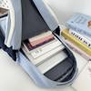 New high-value college style fresh and sweet backpack junior high school students lightweight large-capacity backpack