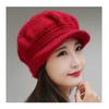 Velvet Hat, Thickened Hat, Knitted Hat, Knitted Hat, Warm Hat, Ladies' Hat, Beret