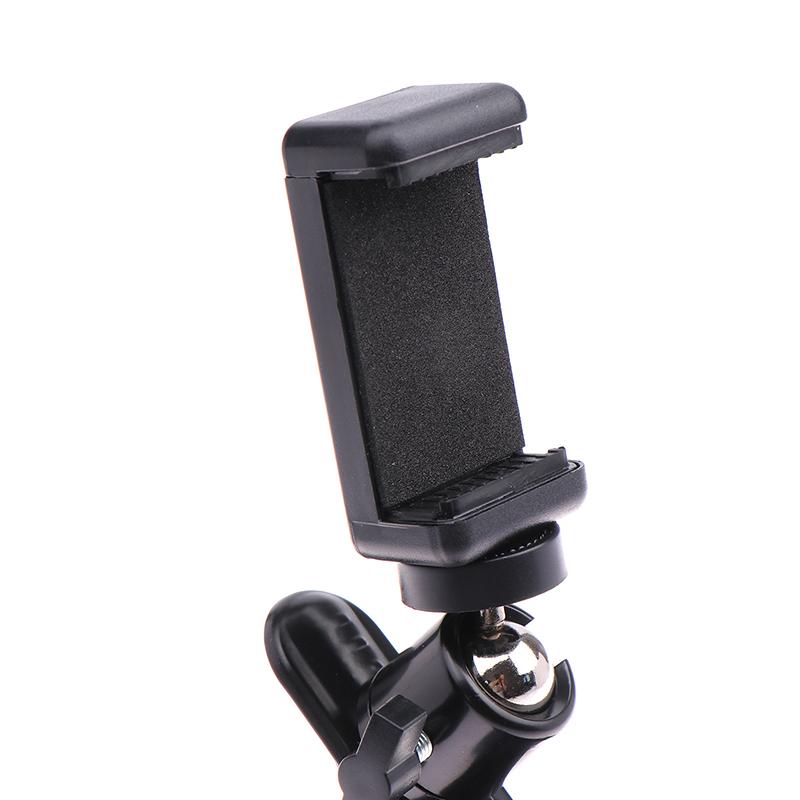 Support de téléphone portable à pince pour tête de guitare Support de diffusion en direct pour téléphones portables Support de téléphone portable pour tête de guitare