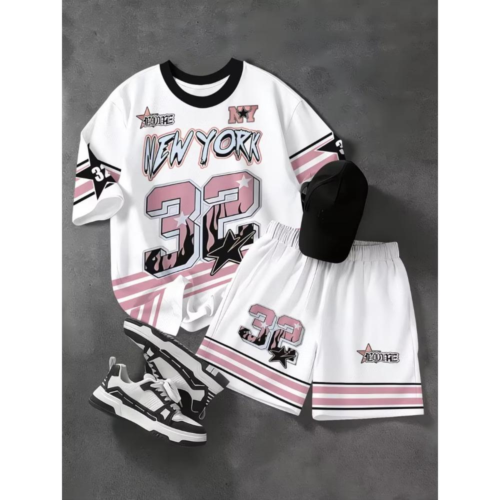 2 Stück Kinderkleidung Jungen Fußball-Outfit Schwarz Gelb Fußballtrikot Shorts Set, Leichte Sportkleidung für das Training