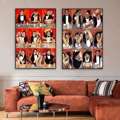 Funny Guy Martini Mix Cocktail Poster Wall Art HD Pictures Canvas Paintings And Print For Living Room Home Decor Frameless Gifts