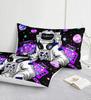 Bettwäscheset Astronauten-Druckmuster Bettbezug Kinder Erwachsene Bettset Raumdeko Einzelner Kissenbezug, Bettbezug oder Set