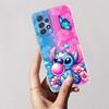 Stitch Clear Case für Samsung Galaxy A57 A37 A56 5G A36 Cases A55 A54 A35 A26 A07 A17 A16 A06 A34 A15 Stoßfeste Hülle Schmetterling