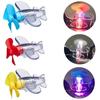 Wind Power Generation LED Light Motorcycle Safe Riding Airplane Ornament For Motorcycles Handbar Car Rearview Mirror Decoration