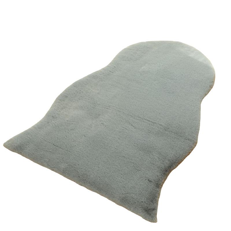 Faux Rabbit Fur Floor Mat - Bedroom/Study/Children's Room Carpet & Sofa/Coffee Chair Cushion Decor.