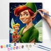 Disney DIY Oil Painting Art Painting Kit Peter Pan Tinker Bell Home Wall Decor Handmade Gift Canvas Decor Room Art Crafts Personalized