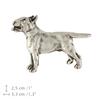 Bull Terrier, Bully I - Dog brooch in a gift box, elegant pin, lapel pin for Art-Dog brand jacket