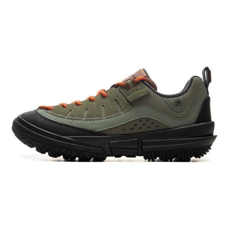 Li-Ning CF Su Linchuan Lite Mens Low Top Hiking Shoes Black Green Rebound Cushion Wear Resistant AHCU057-2 42