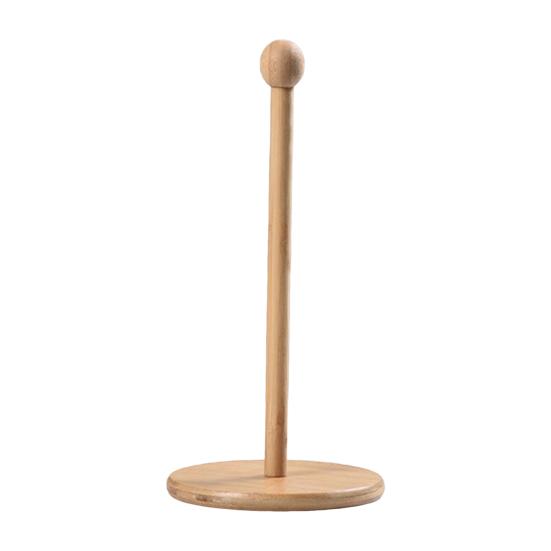 Бамбуковий тримач для паперових рушників Рустикальний настільний органайзер для паперових рушників Диспенсер для рулонів для кухонної стільниці Ванної кімнати Обіднього столу